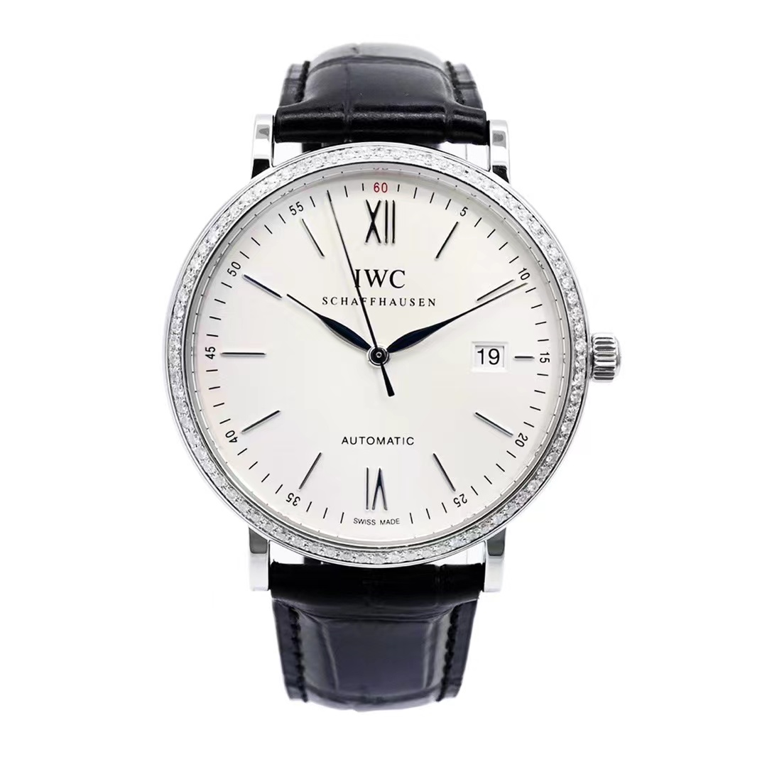 99新 IWC/万国 万国柏涛菲诺系列男表/表径40mm/后钻/公价14万
