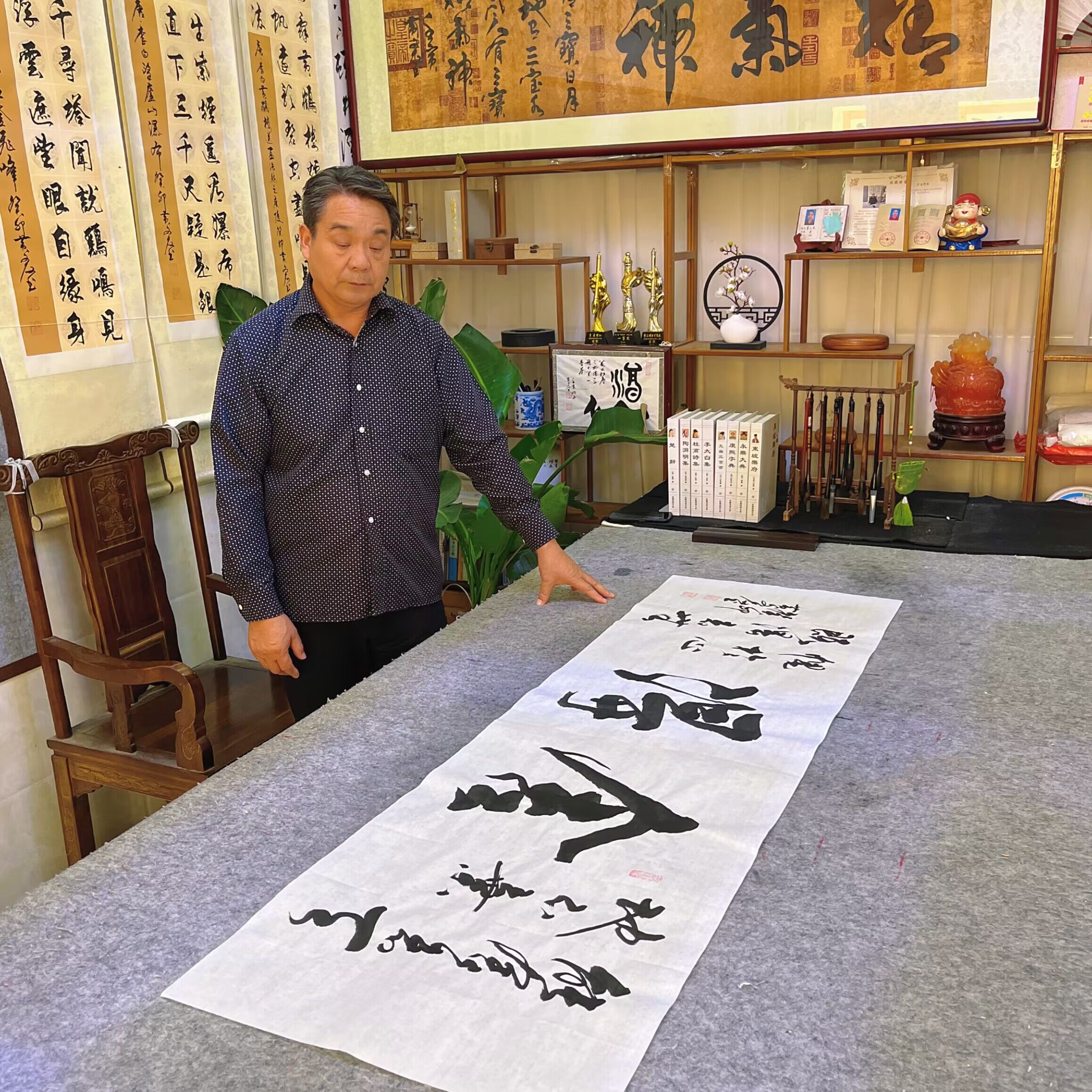 舍得50*160白色宣纸 黄文友