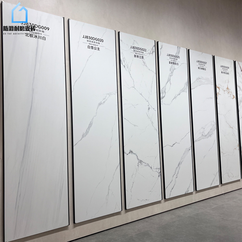 800×3000×9毫米厚度岩板细哑面客厅背景墙厨卫一片到顶大岩板哑光