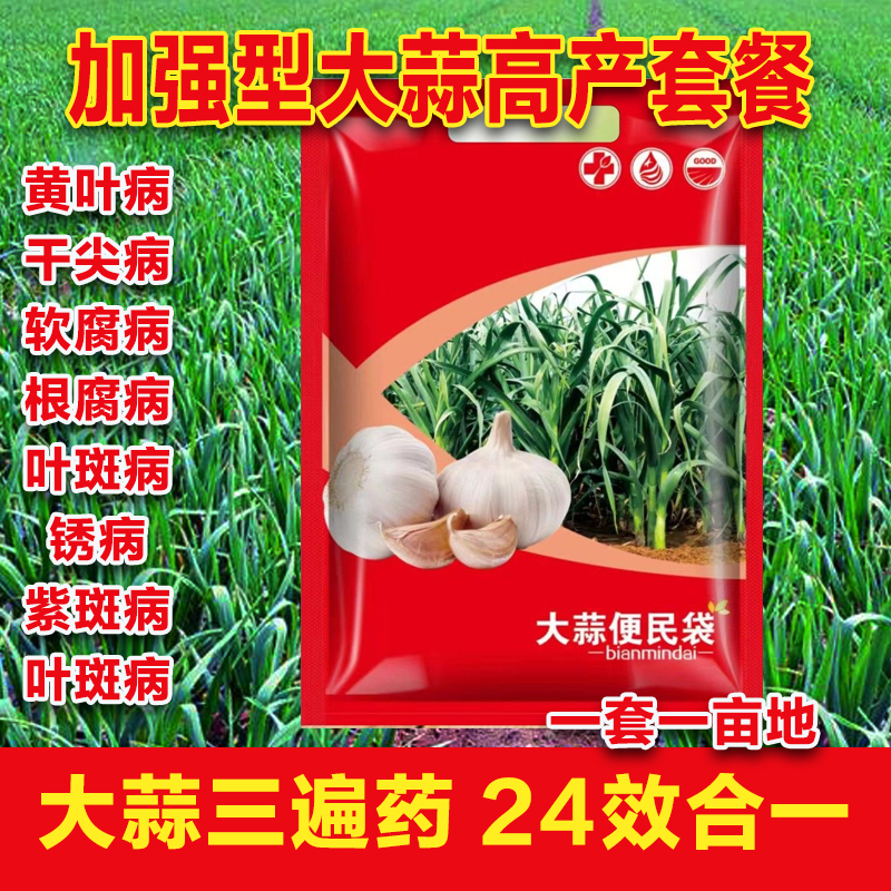 【金界团长】大蒜高产增产套餐大蒜专用高产三遍药套餐膨大叶面肥料