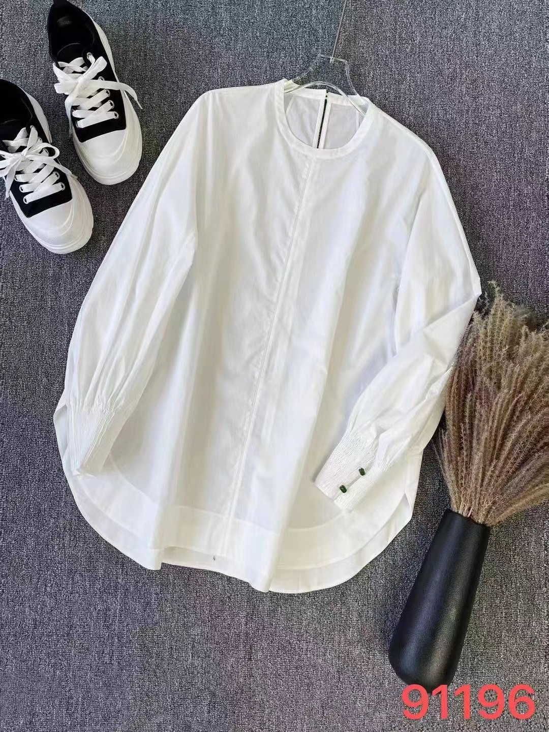 衬衫简约时尚国风上衣气质纯色百搭