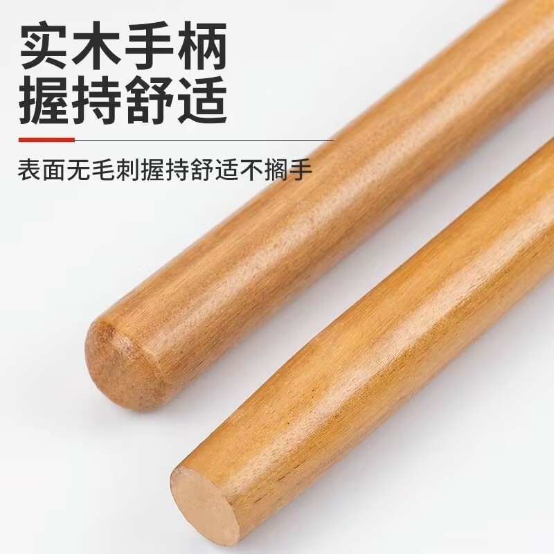 加长加粗实木实心优质槐木木柄耐用耐摔农用家用木柄
