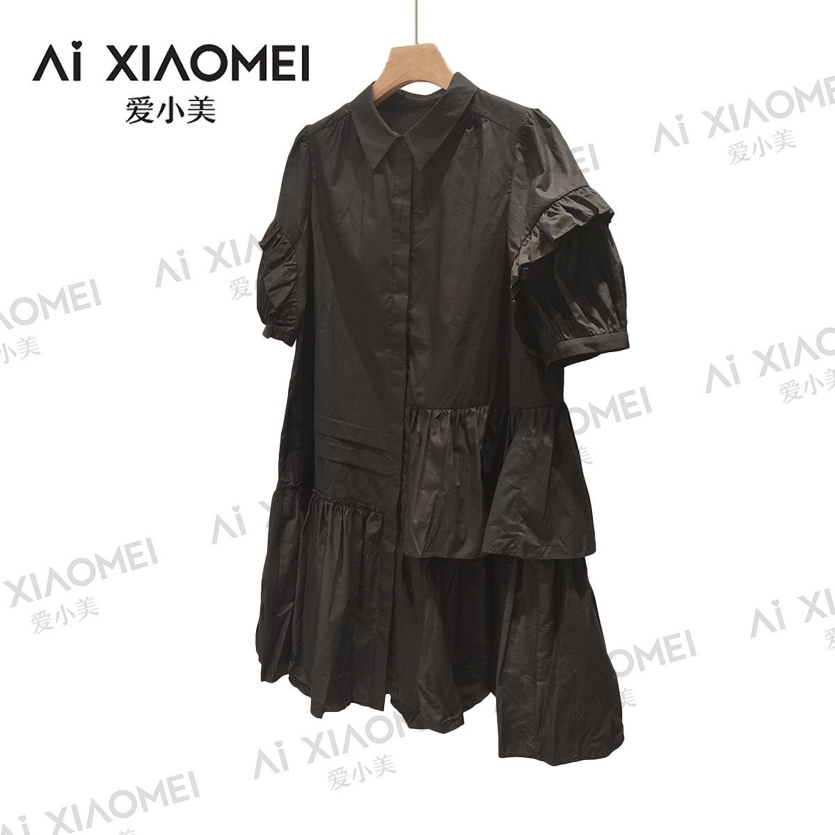 Aixiaomei/爱小美【满二减一】休闲百搭设计师连衣裙SY-821 