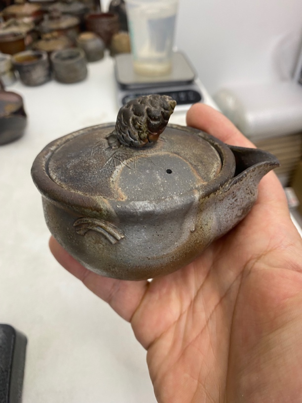 瓦当备前烧老宝瓶