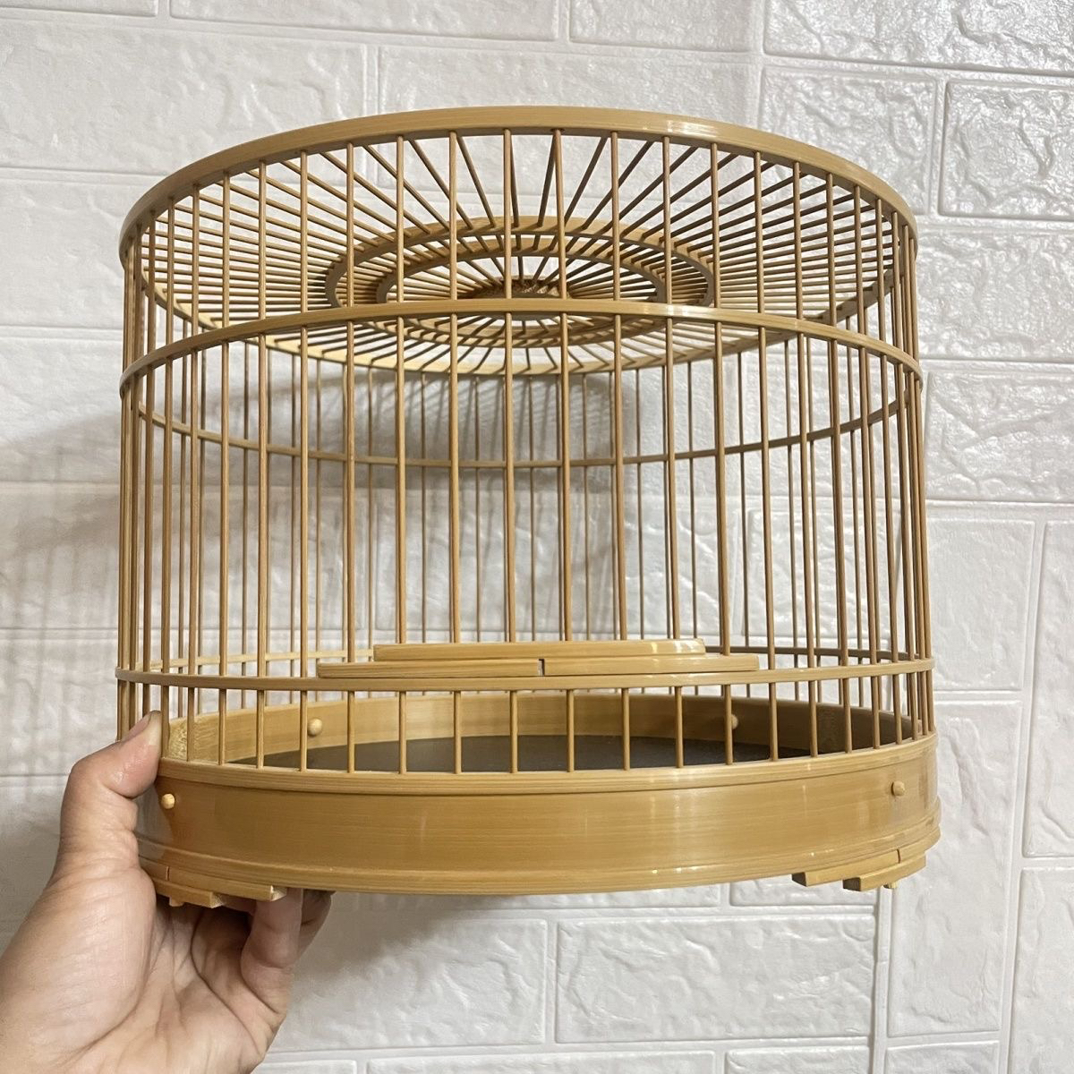 涿州名家鸟笼，活门活底一张小鸟笼64条，圆边，方边可选