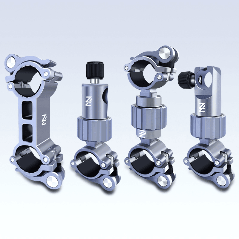 智飞钓椅配件加强航空铝炮台支架钓鱼椅伞架双炮台架通用型配件
