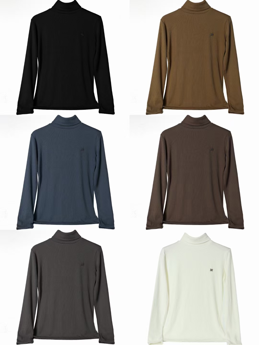 女士百搭休闲舒适简约时尚打底衫高领秋冬