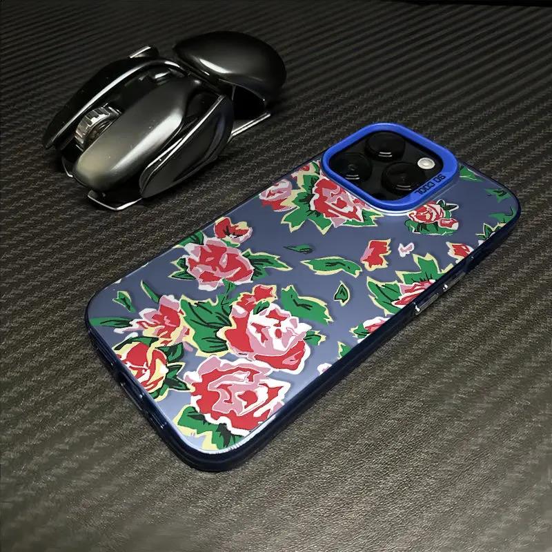 东北花棉袄苹果14/15手机壳iPhone13promax元气壳xr硬11防摔12新