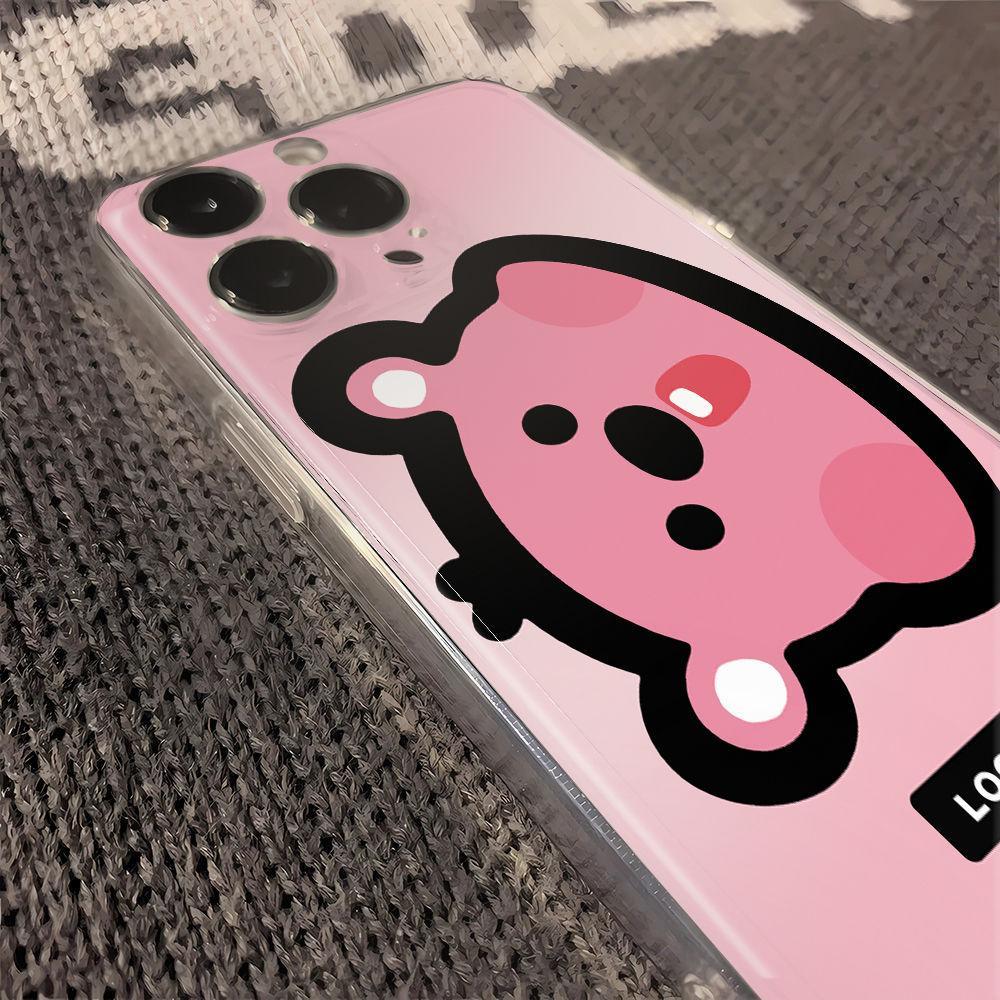 韩风ins可爱卡通头像适用14promax手机壳iPhone13苹果12/11新款女
