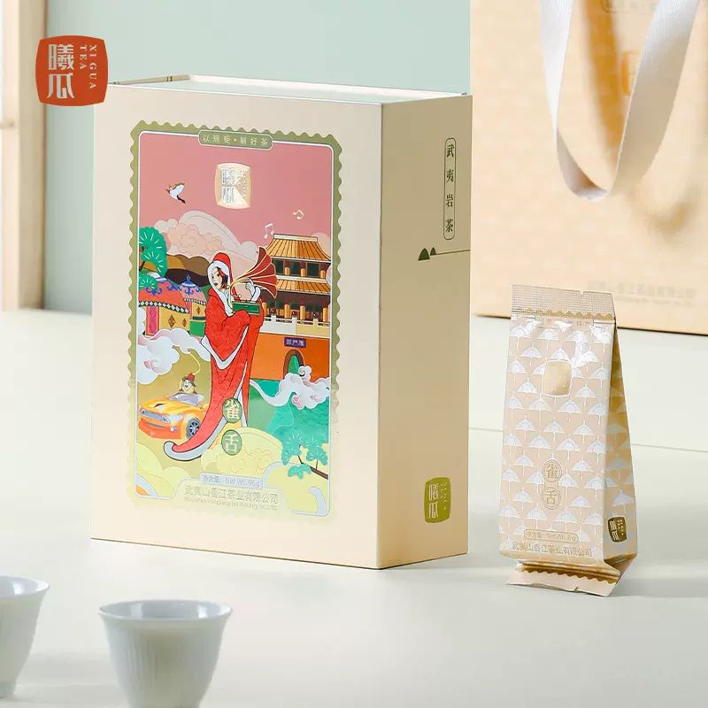XIGUA/曦瓜四大美人 茗枞礼盒大红袍 百瑞香 雀舌 金牡丹醉贵妃