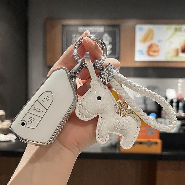 适用大众钥匙套途观L速腾途昂高尔夫探岳途昂X揽境ID7凌渡L车包扣