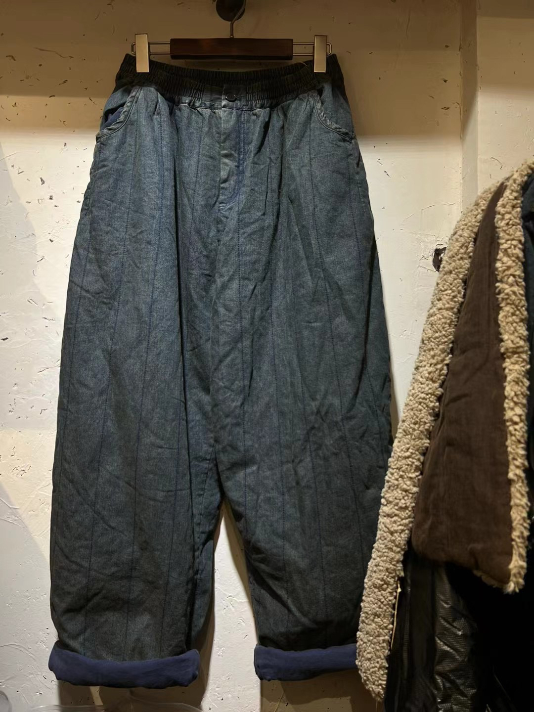 布衣家小铺子推荐～原创衣路牛仔棉裤