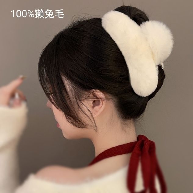 獭兔新款发夹上档次大气