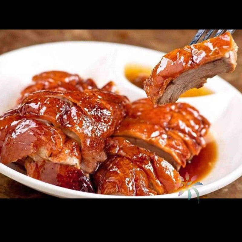 广式烧鹅熟食顺丰烤鸭东莞特色美食小白鹅/0lb蔬菜组合