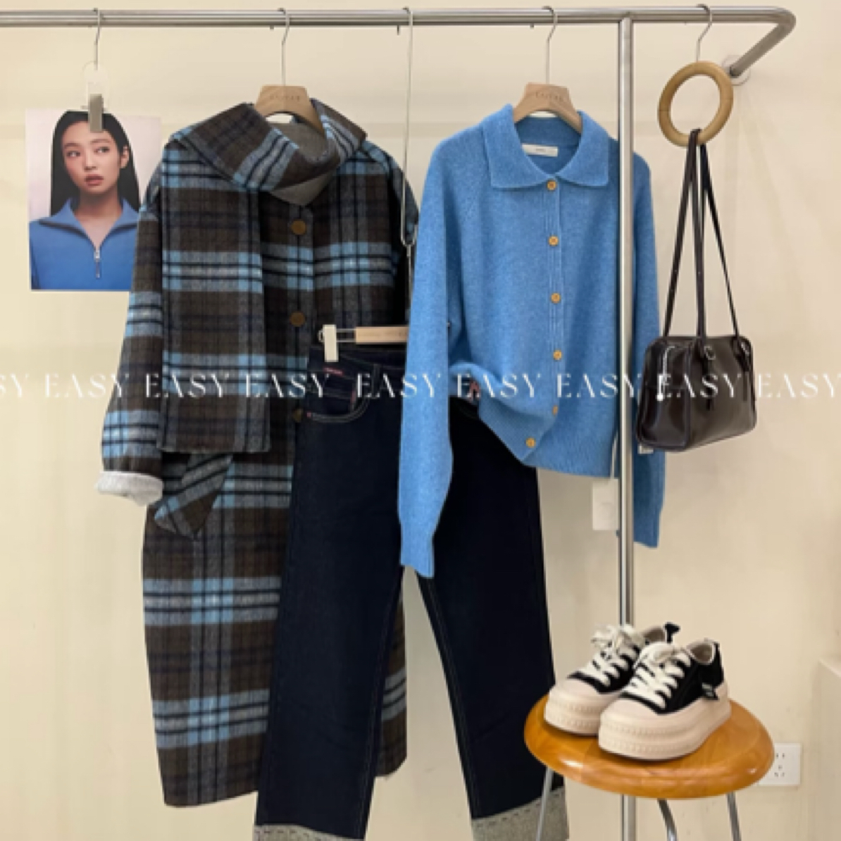 秋冬气质时尚大衣厚外套