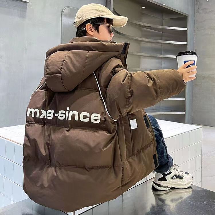 美拉德男童羽绒服2023新款儿童加厚男孩韩版冬装鸭绒外套