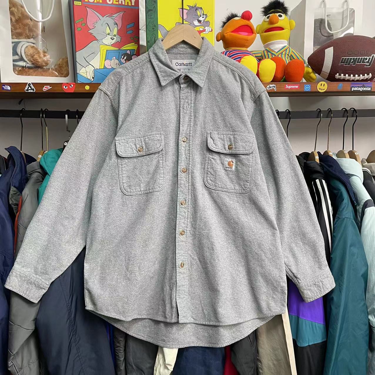 73#卡哈特（140-180斤 90新 no退 ）vintage古着运动衬衫