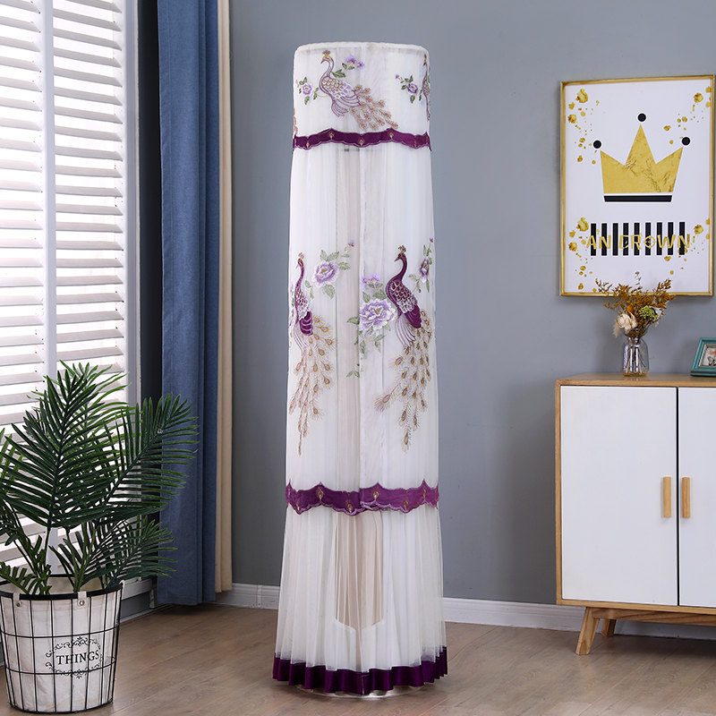 空调防尘罩格力空调罩立式柜机圆柱美的圆柱形开机不取防尘空调罩