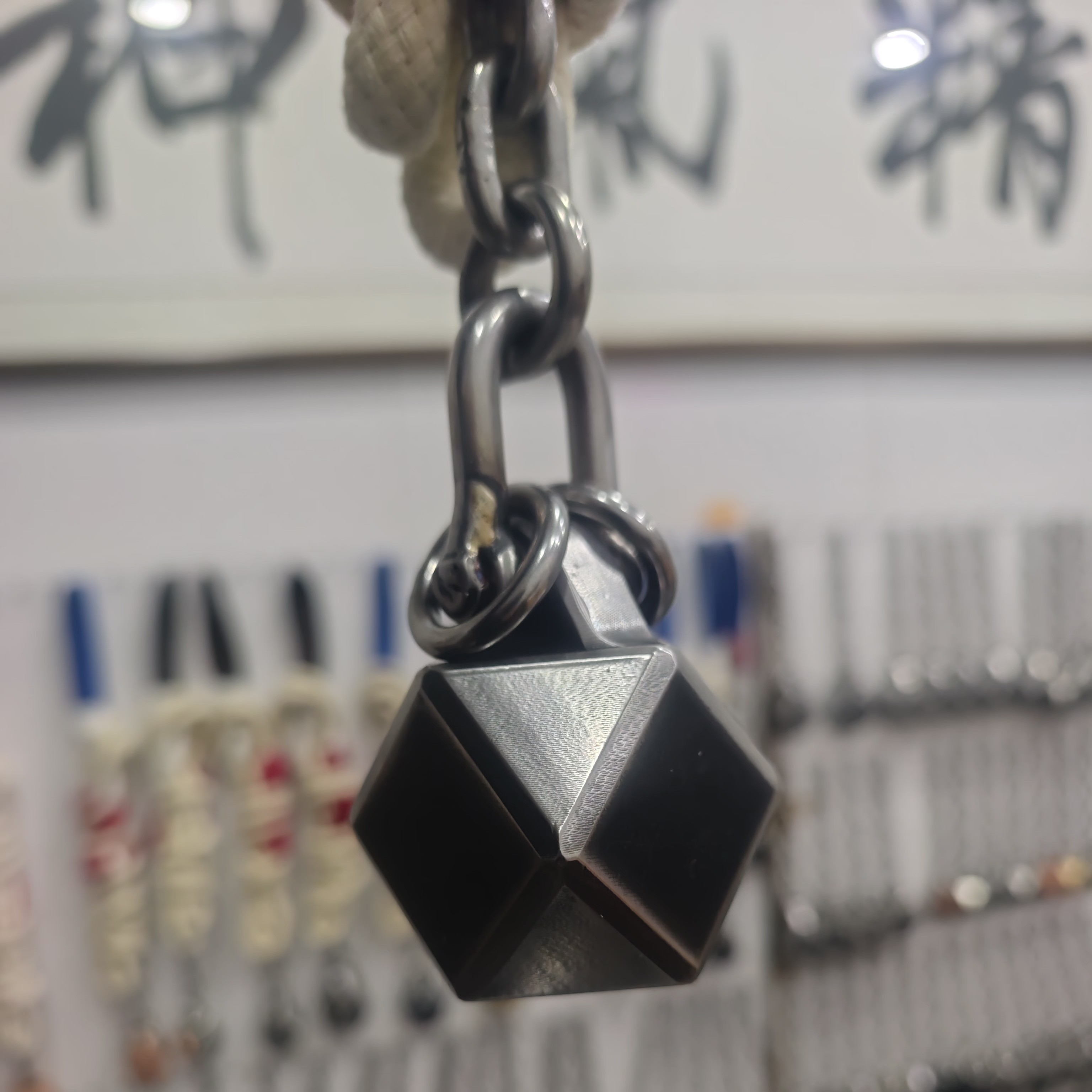 武术训练路面流星锤（1.8斤师爷款经典锻打八棱实战流星锤）