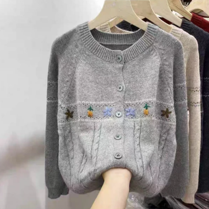 【红人上新】茵菲娜针织开衫-R180448【180448】