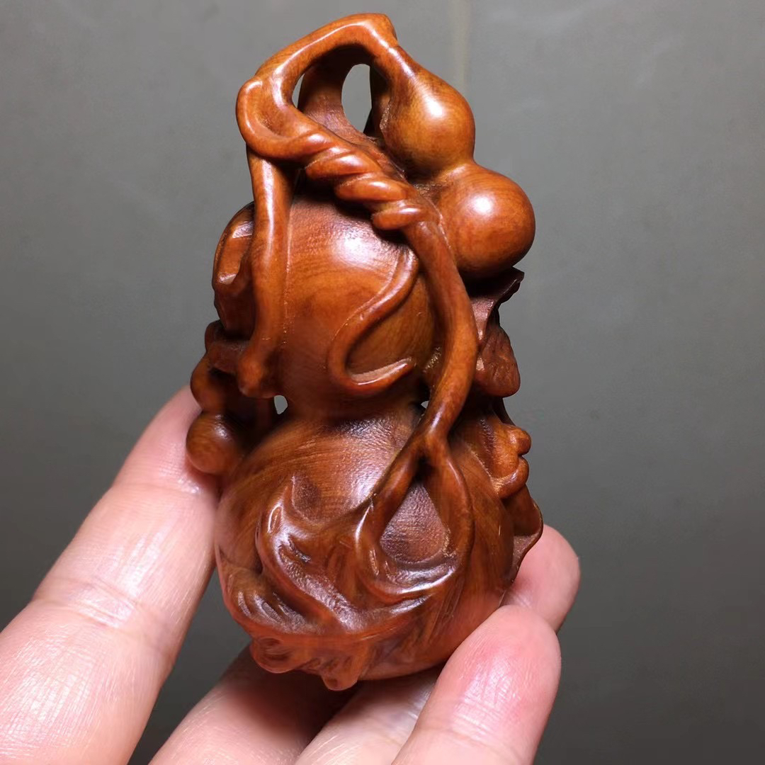 红木根雕摆件手把件