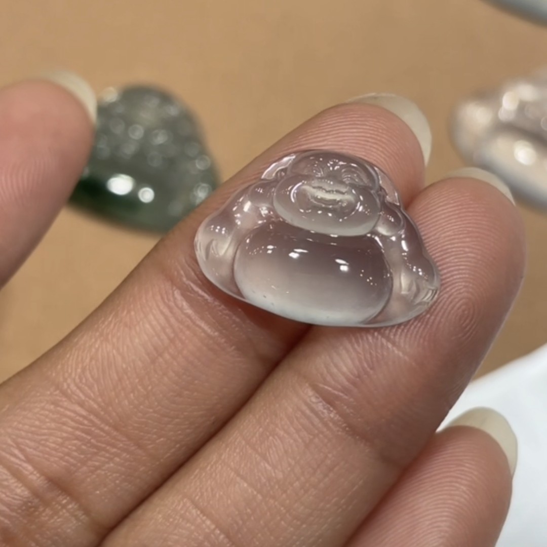 高冰缅甸翡翠佛公14.1/19.9/4.2