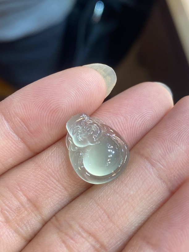 翡翠吊坠财神15.8/12.6/5.1