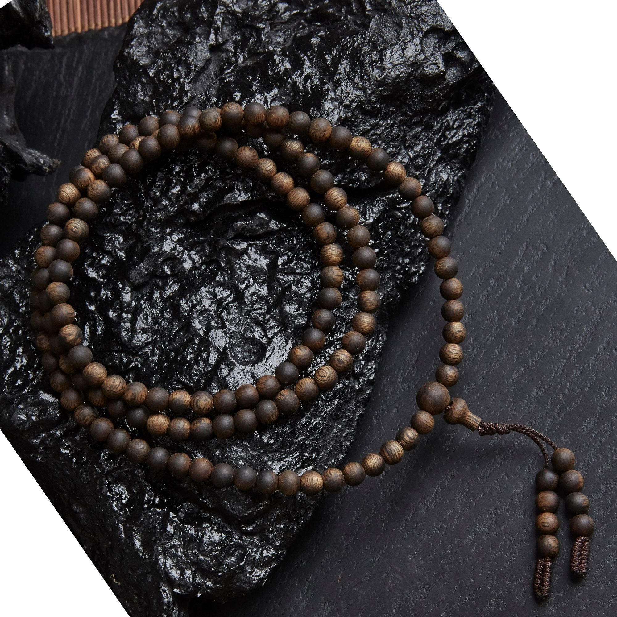 沉香AAA棋楠圆珠长串花蜜香甜精致感十足女士沉香手串天然沉香5mm