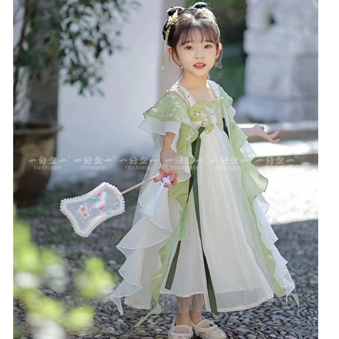 儿童夏季古装古风汉服公主