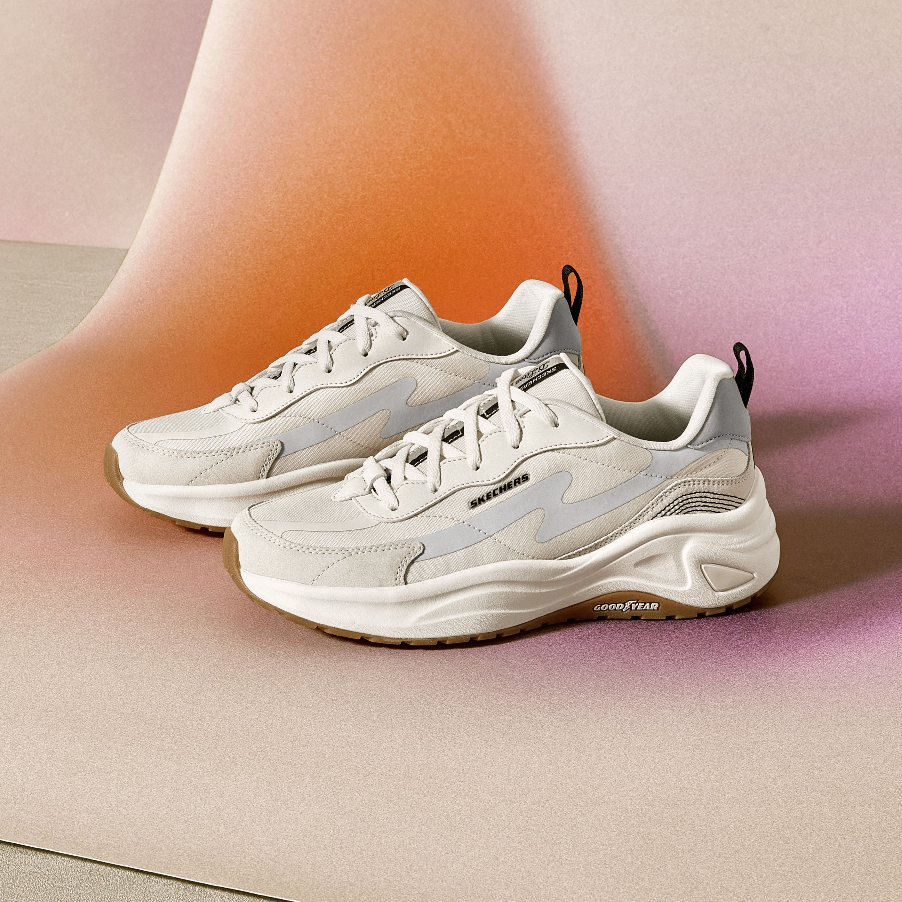 Skechers斯凯奇赵露思同款女鞋2025秋季舒适时尚百搭老爹鞋149389