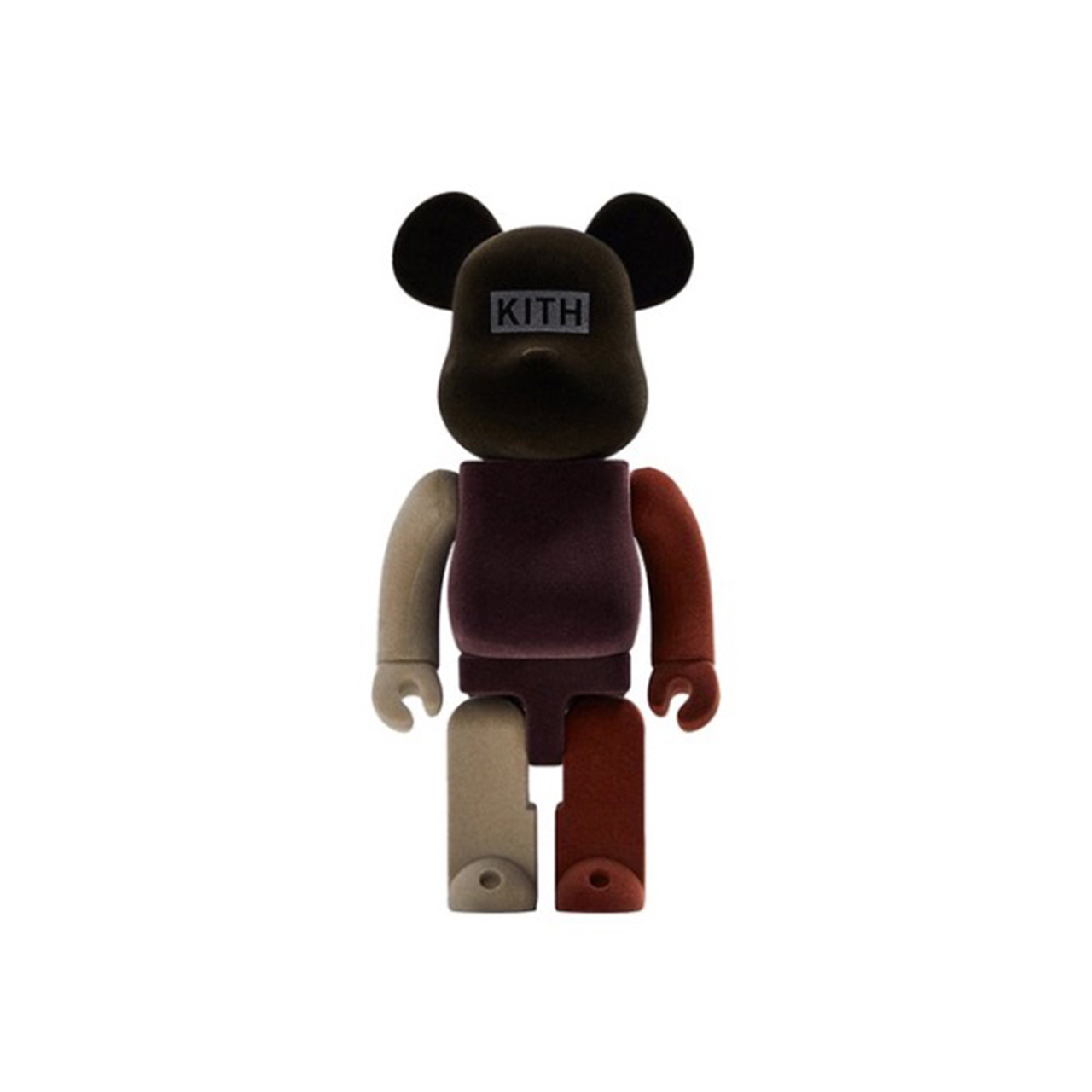 积木熊Bearbrick kith植绒 双盒拆检 1000%尺寸 70cm 潮玩