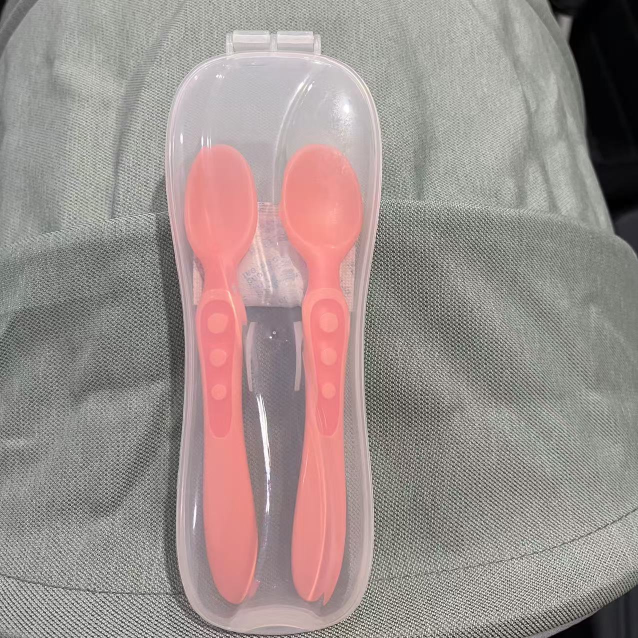 婴儿感温变色恒温勺防烫新生婴儿喂水吃饭辅助勺测温感温勺护具