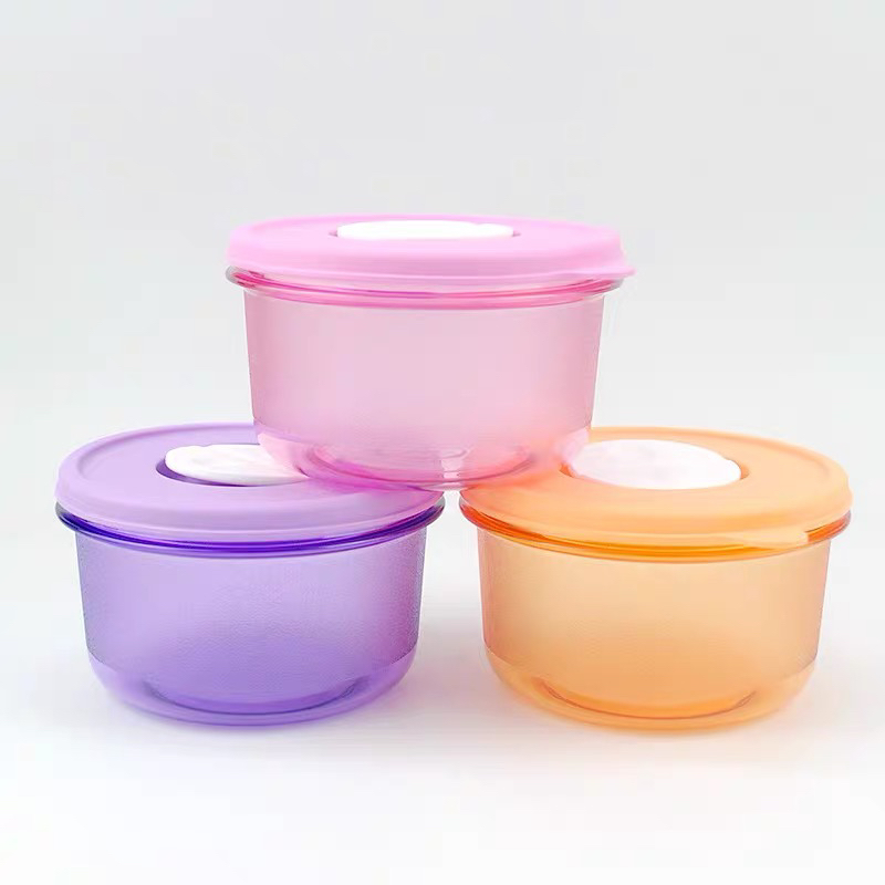 便携外带400ML微波小萌碗 冰箱冷藏冷冻密封保鲜便携午餐便当饭盒