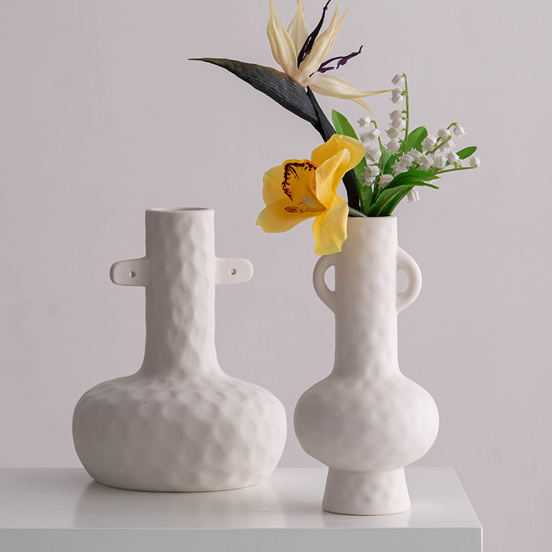 小众设计款陶瓷花瓶干花鲜花花器简约现代居家装饰品餐厅桌面摆件