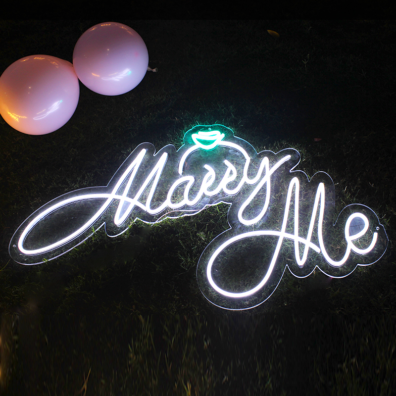 led霓虹灯定制生日快乐发光灯牌求婚创意灯 婚庆霓虹灯卧室装饰灯