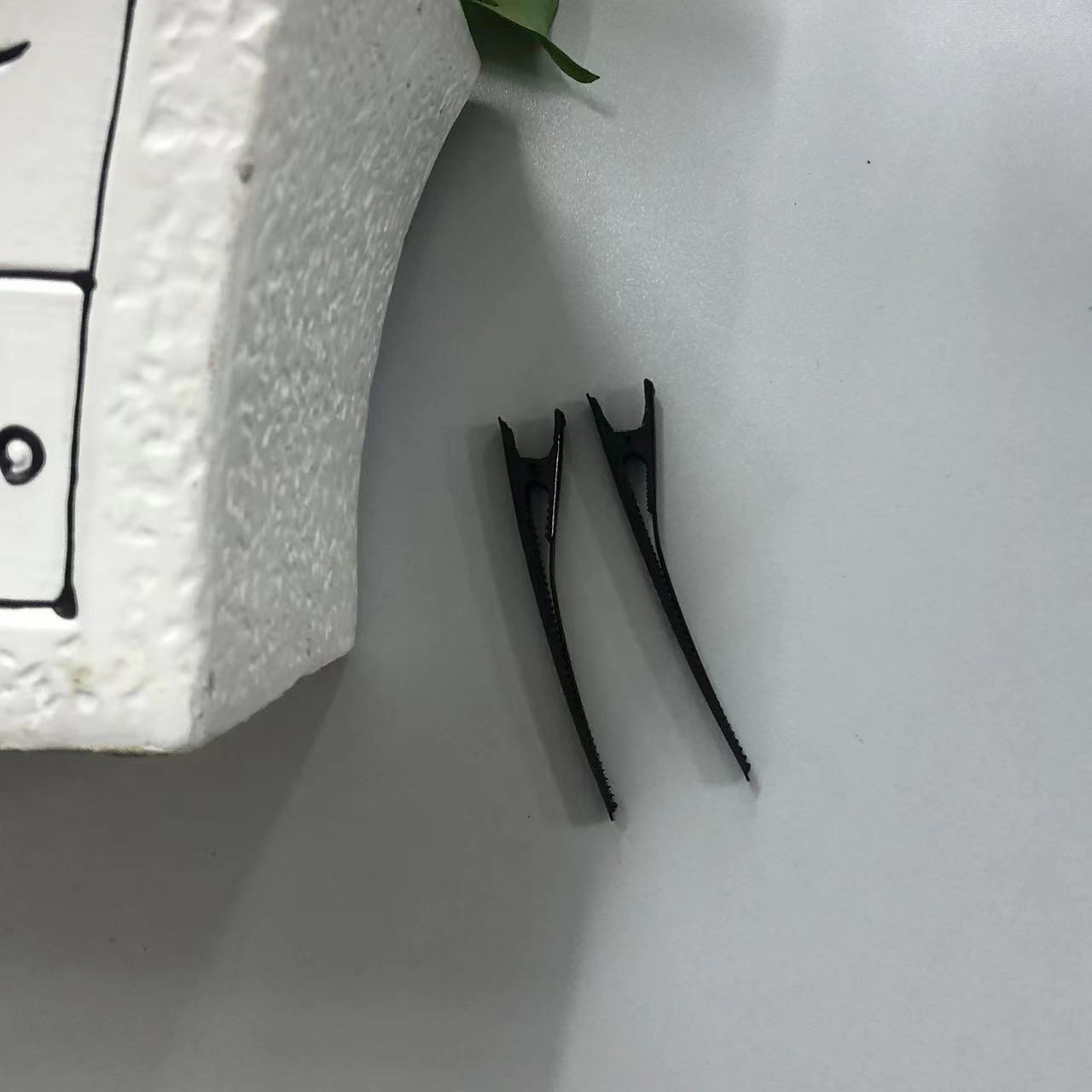 黑色细发夹2支装