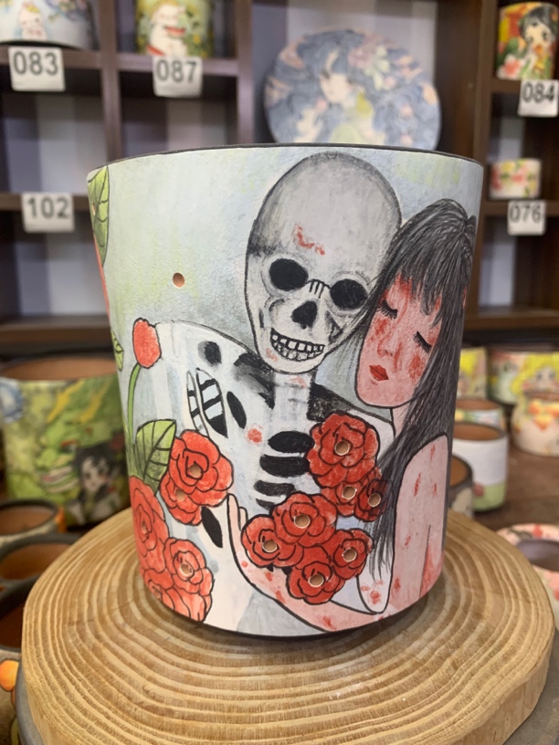 至死不渝花盆，内口11，高13.8