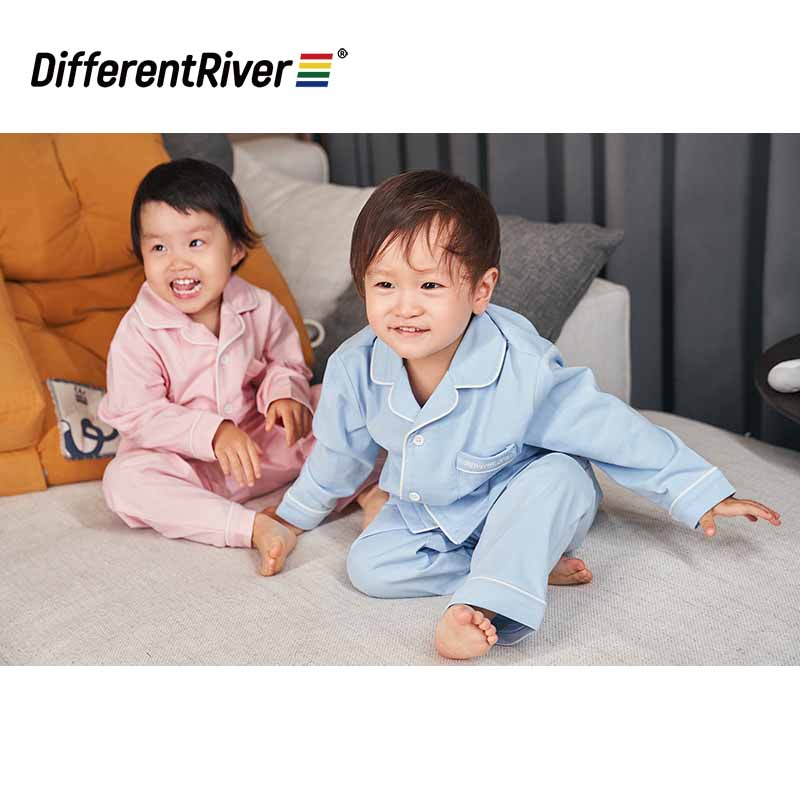 DifferentRiver秋冬【派对】基础款-儿童秋冬简约长袖居家套装
