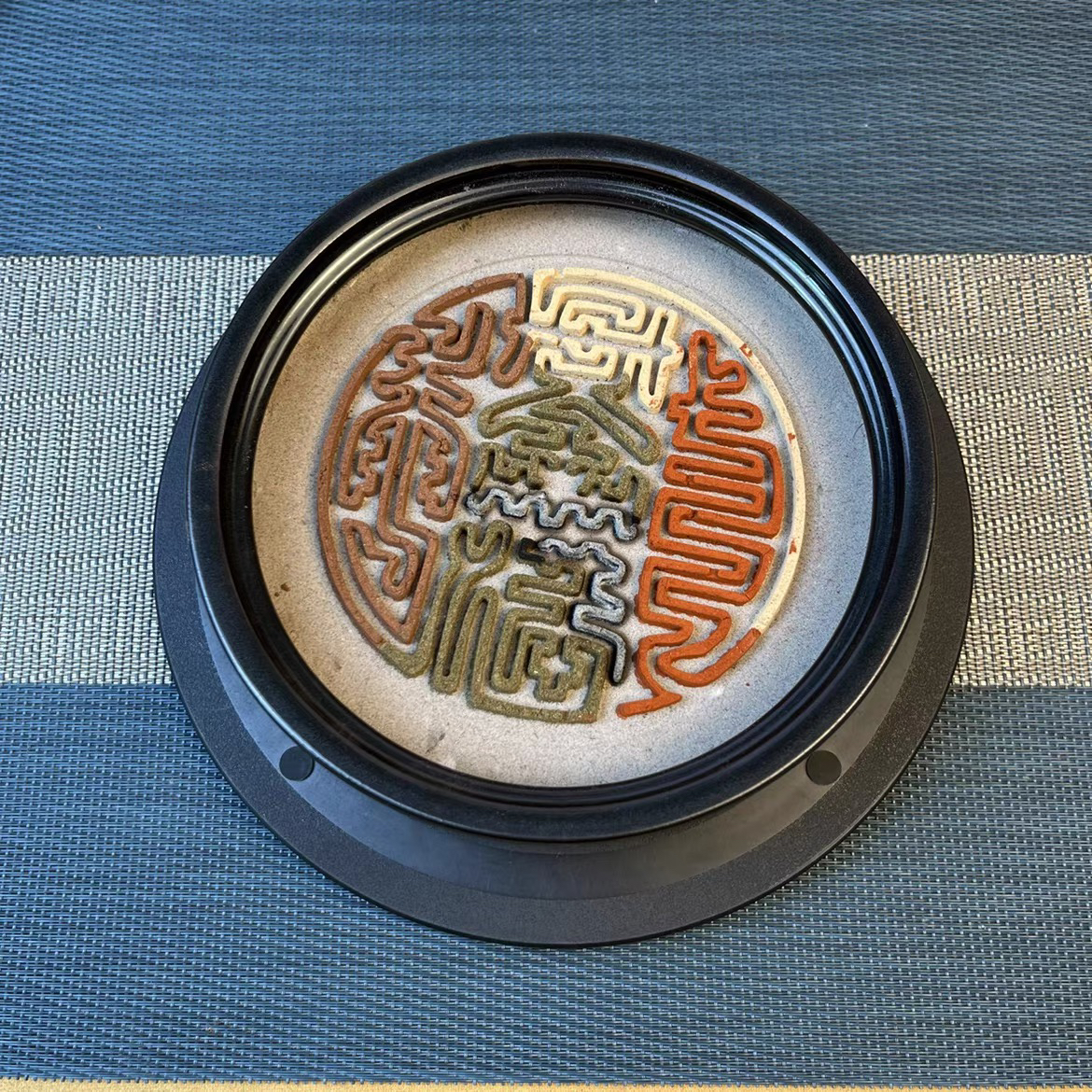 主播同款打香篆转盘承重插花家具旋转底座塑料圆盘展示直播转盘台