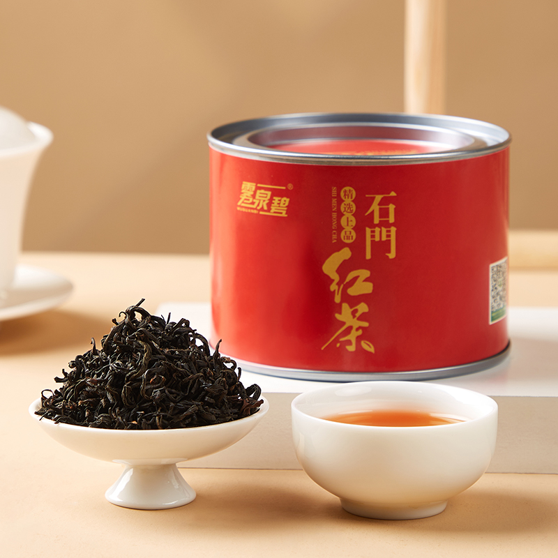 湖南小种红茶花果香浓香型金毫一芽二叶红茶石门50g
