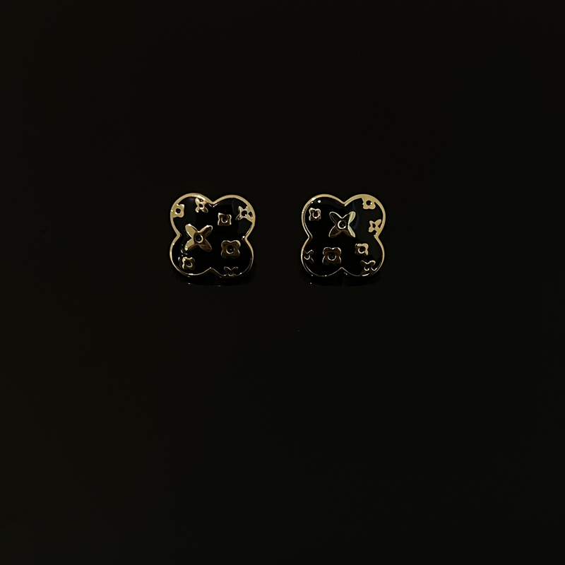 铜合金耳饰 9223时尚潮流涂鸦款耳钉