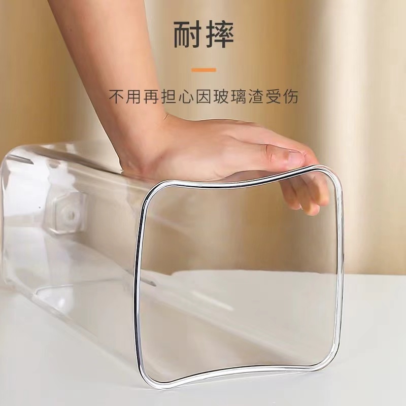 亚克力醒花桶深水家用花店专用透明塑料鲜花养花筒插花桶