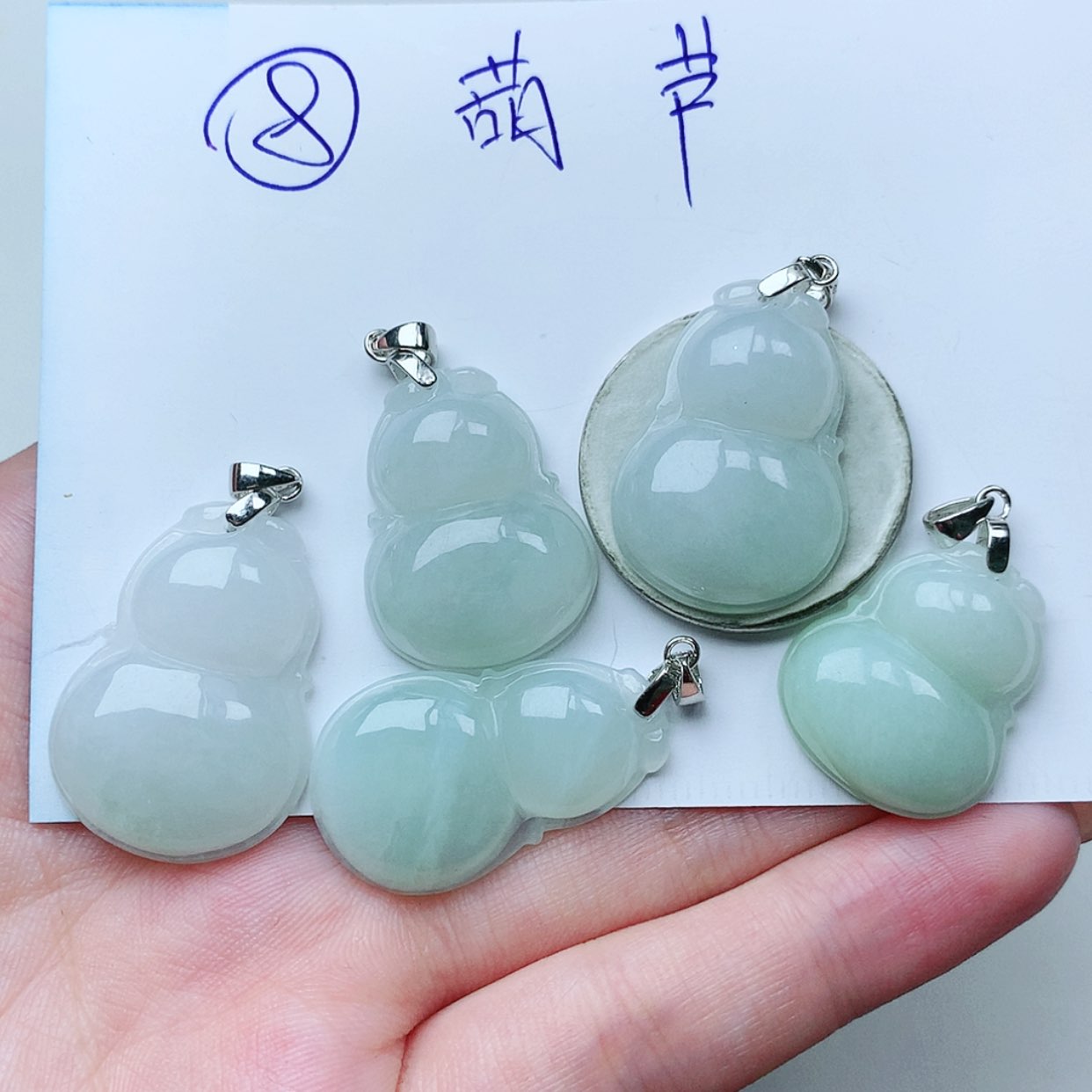 【闪购商品】翡翠颈饰银S925镶嵌多样性一件发货