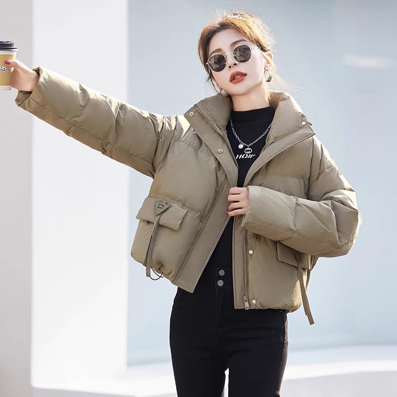 雅鹿时尚羽绒服女短款2023新款冬季今年流行的小个子爆款面包服厚