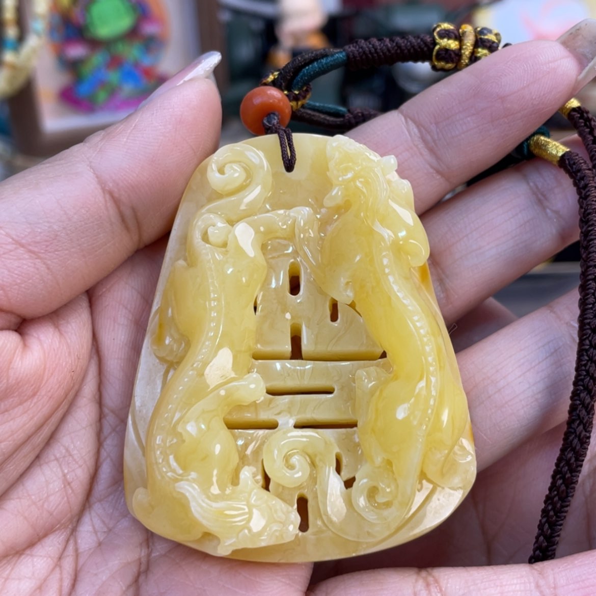 【闪购商品】蜜蜡吊坠(赠链)未镶嵌璟*