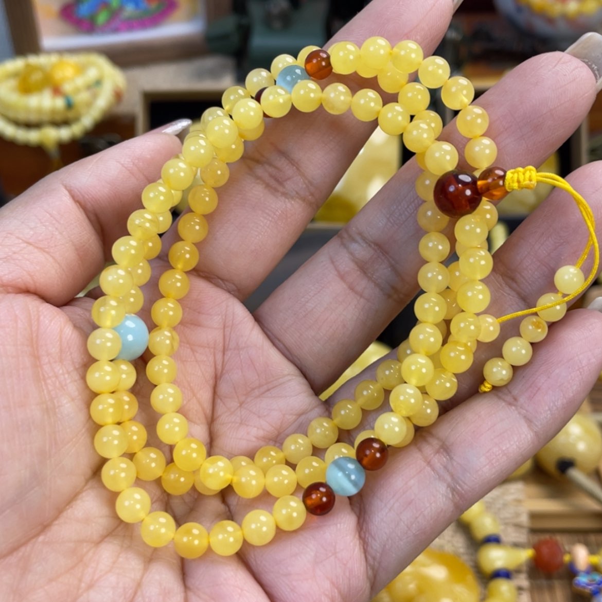 【闪购商品】蜜蜡项链未镶嵌