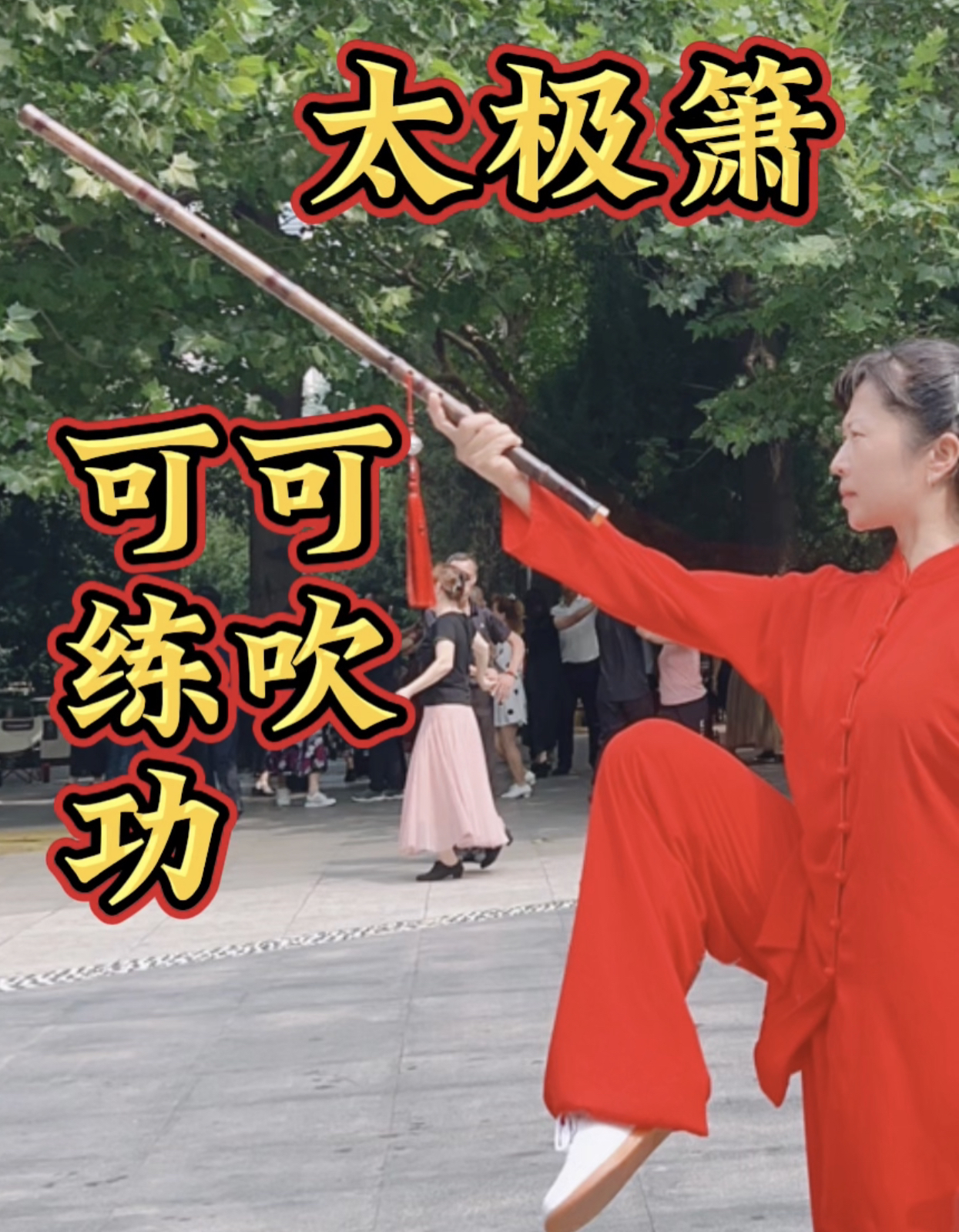 定制款 太极禅箫 太极棒 老料紫竹 可吹 可练功