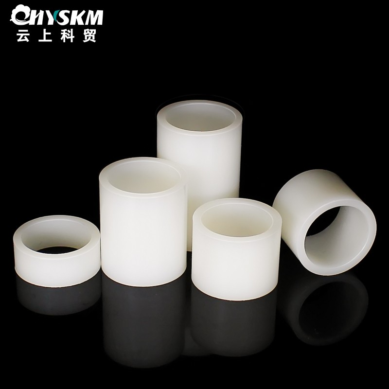 M10尼龙隔离柱圆形塑料空心直通柱垫高支撑间隔柱 ABS垫圈绝缘套