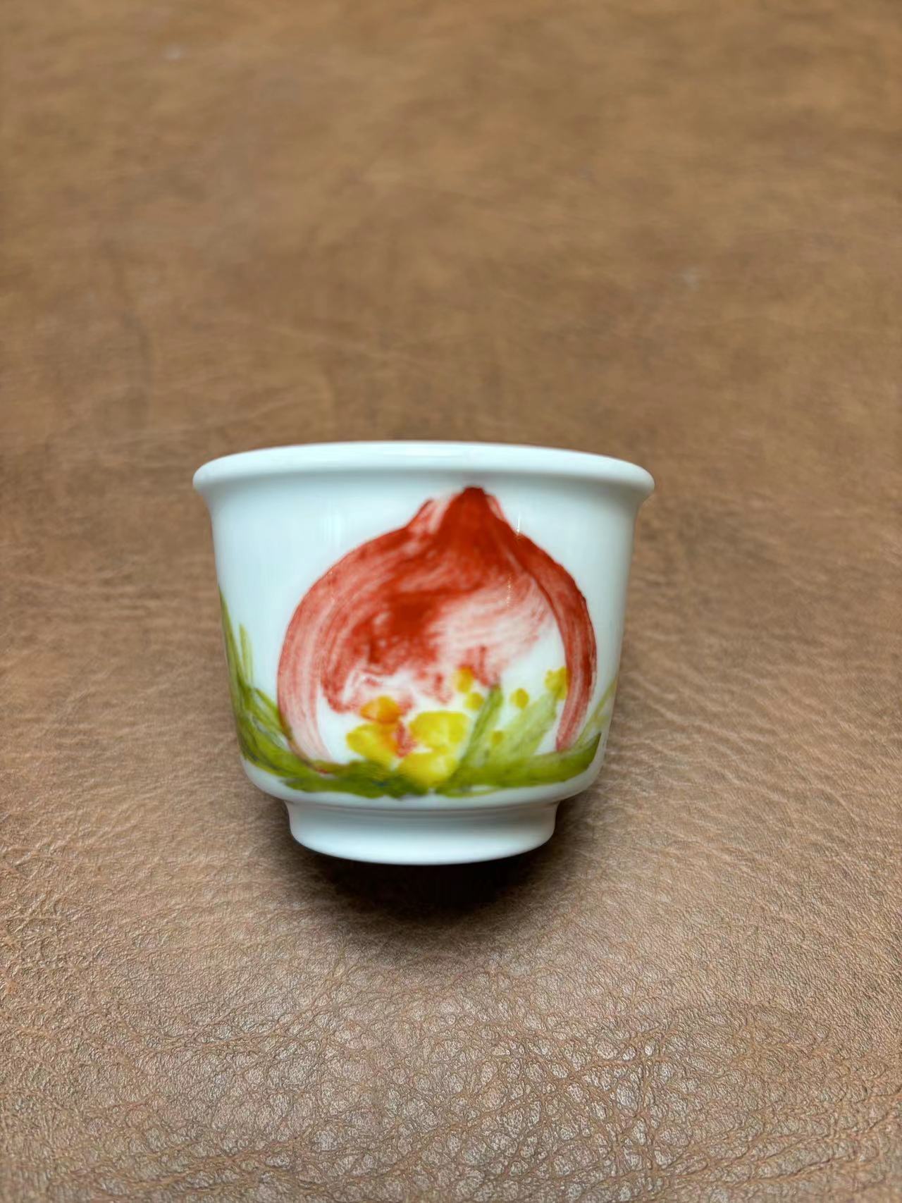 胡晖手工手绘品茗杯画片其中一款