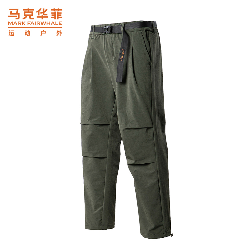 马克华菲2023秋冬季工装裤男时尚百搭户外运动训练外穿加厚休闲裤